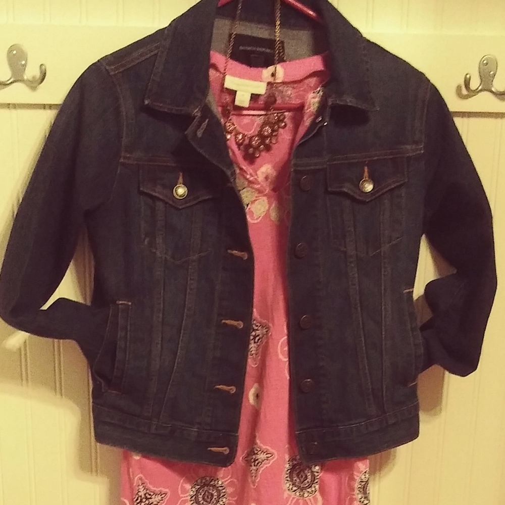 Vintage Banana Republic Dark Denim Jean Jacket